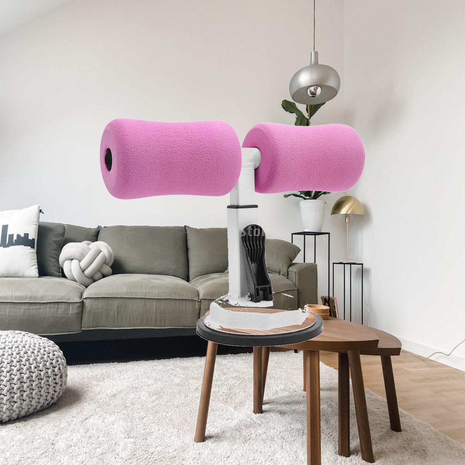 Sit Up Bar Floor - Barra per Sit-up da Pavimento, Dispositivo