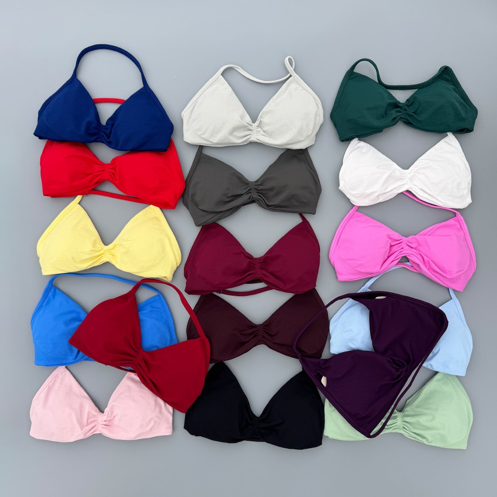 Yoga Fitness Matte - Reggiseno Sportivo con Spalline Sottili per