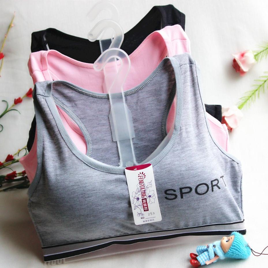 Yoga Fitness Girl - Reggiseno sportivo per adolescenti, comodo reggiseno