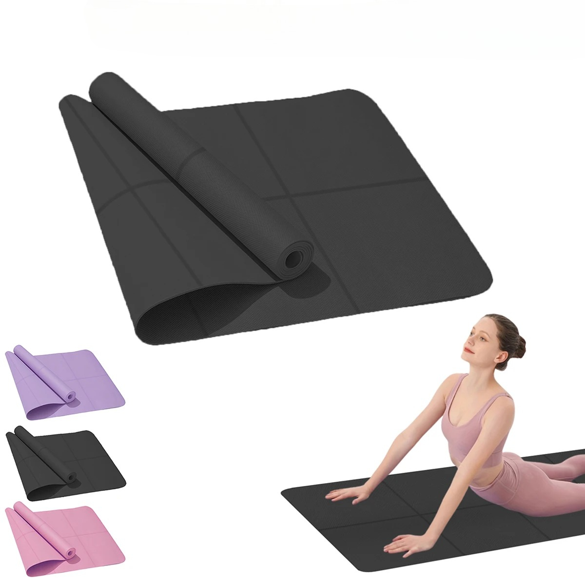 Yoga Fitness Mat - Tappetini yoga pieghevoli Coperta antiscivolo per