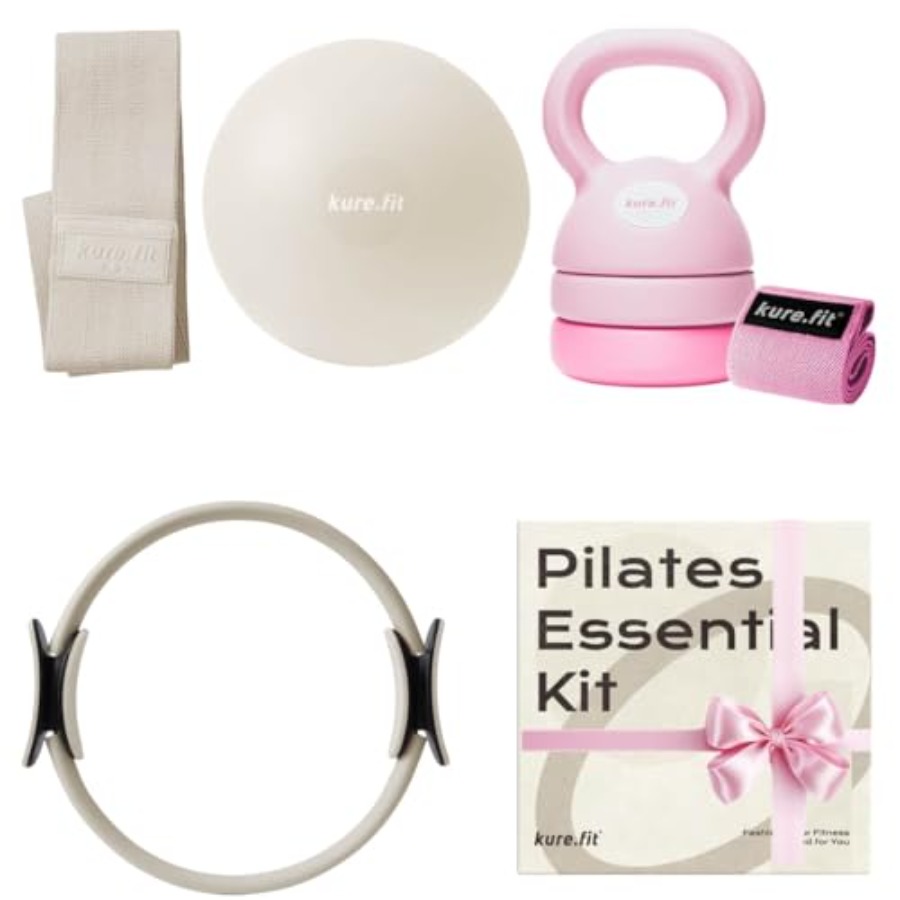 Kettlebell - Kettlebell Rosa Regolabile da 5 a