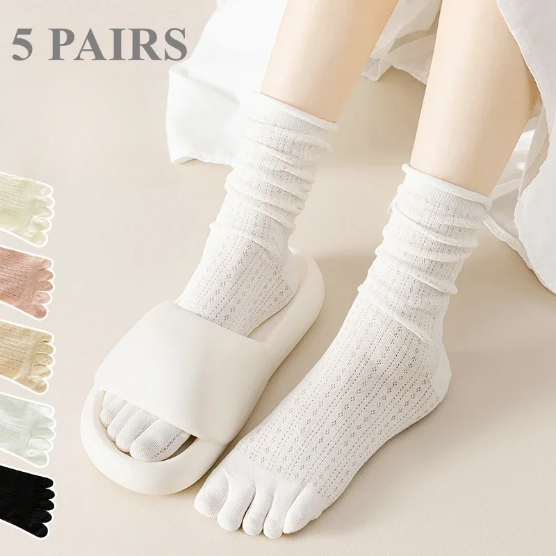 Yoga Toe Separator - 5 paia di calzini larghi con