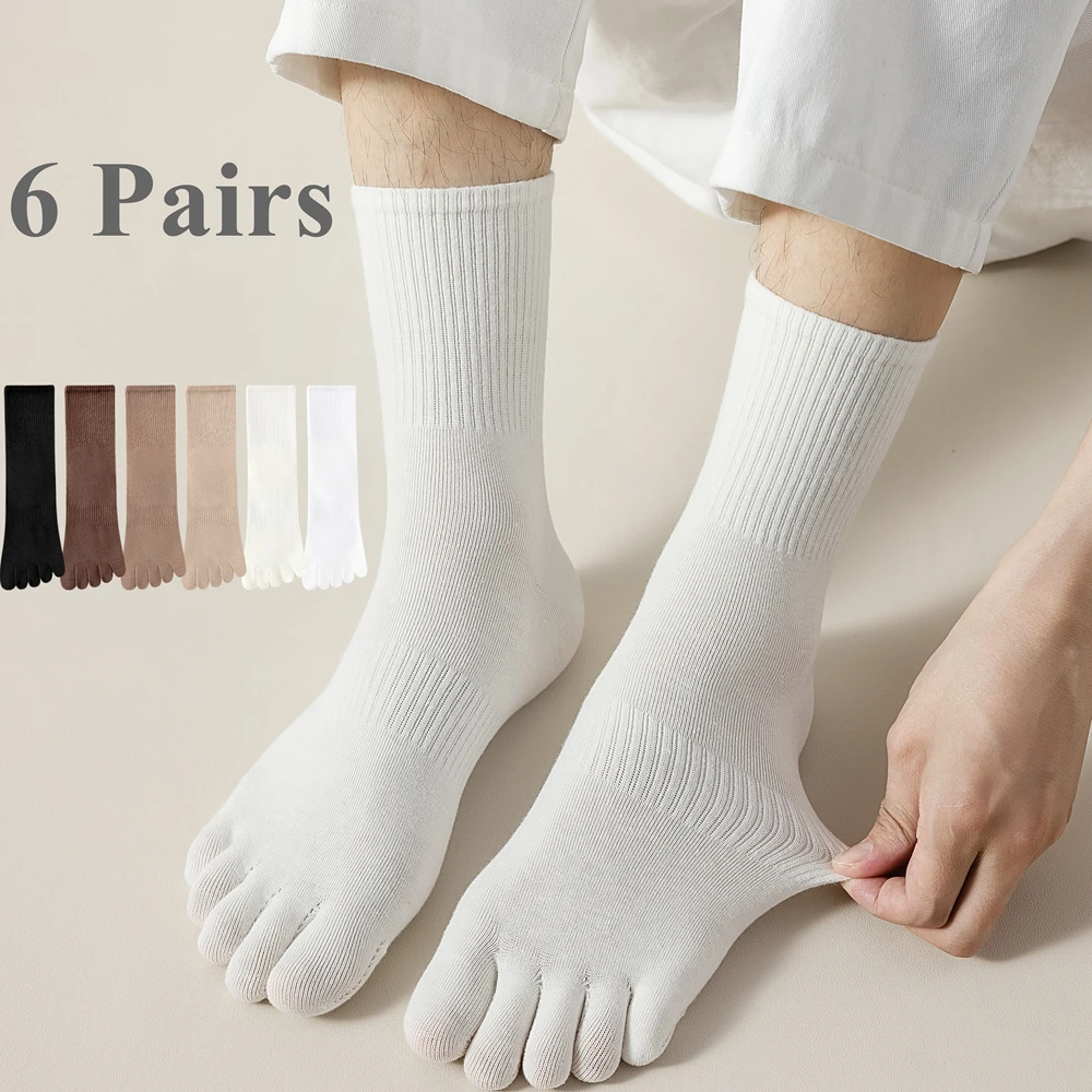 Yoga Toe Separator - 6 paia di calzini da uomo