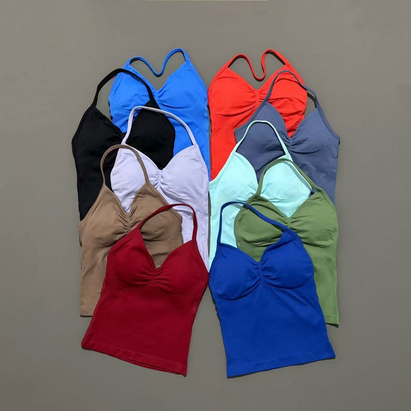 Yoga Fitness Matte - Top sportivi da palestra Canotta da