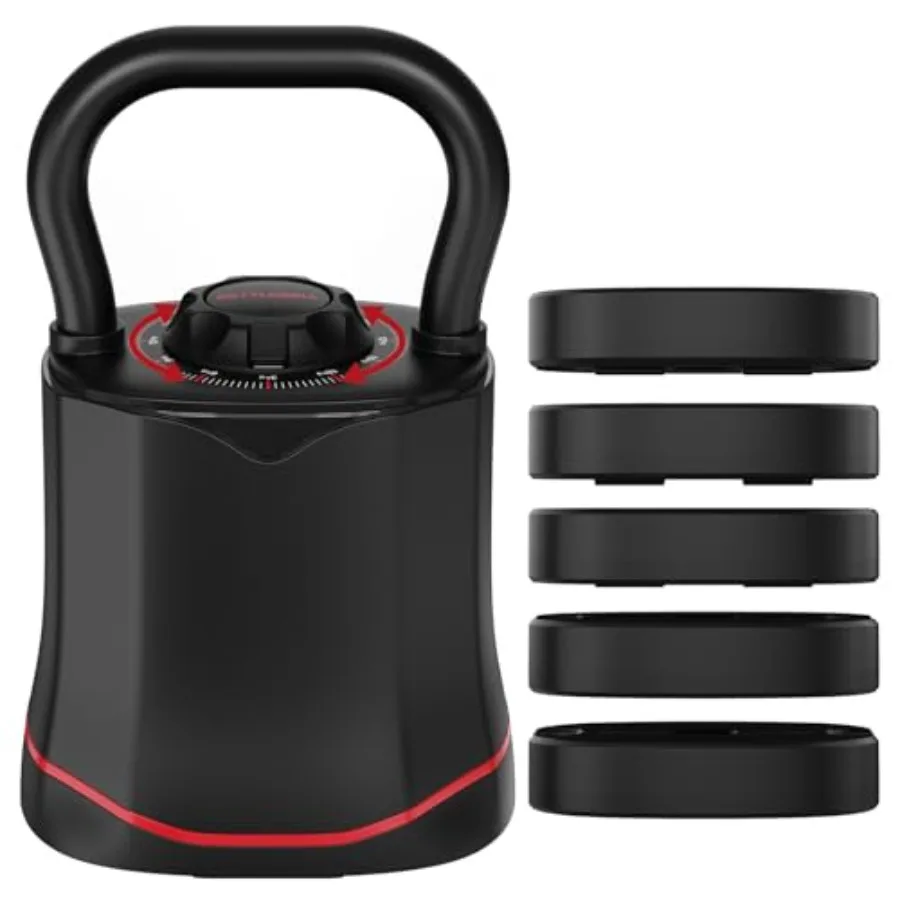Kettlebell - Kettlebell Regolabile 6-in-1 per Home Gym,