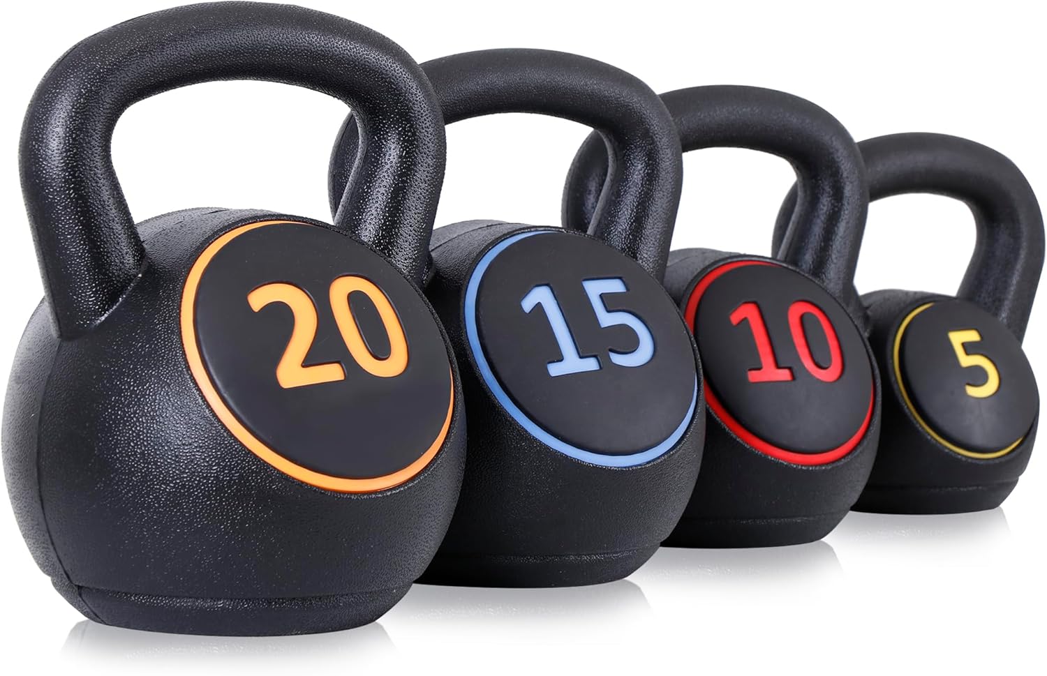 Kettlebell - Set di 4 Kettlebell per Allenamento