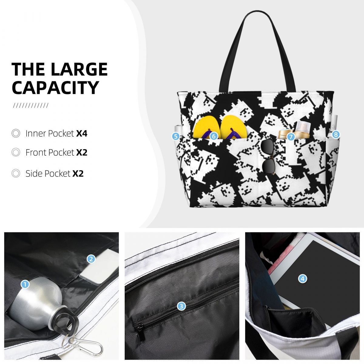 Borsa tote da spiaggia Underta - Yoga Fitness Video recensione e prezzo