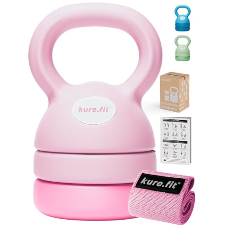 Kettlebell Rosa Regolabile da  - Kettlebell recensione e prezzo
